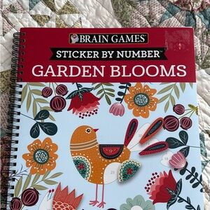 Sticker by Number: Garden Blooms - Multicolor